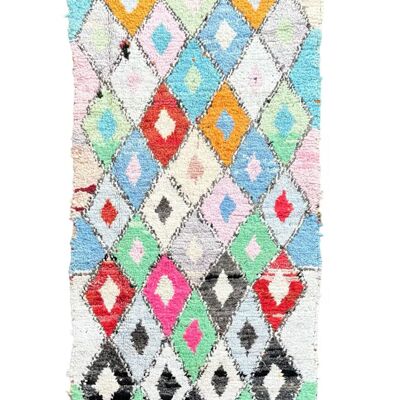 Moroccan Berber Boucherouite rug