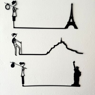 The Eiffel Tower, wall decoration