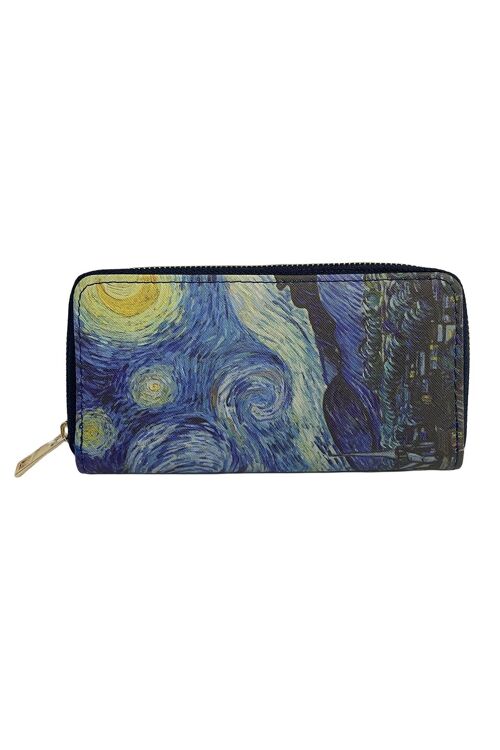 Van Gogh Starry Night Print - Purse