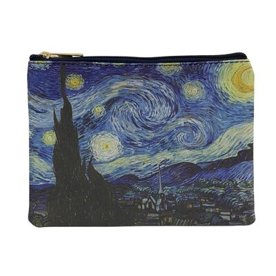 Van Gogh Starry Night Print - Mini Clutch