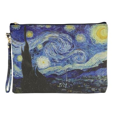 Estampado Noche Estrellada de Van Gogh - Clutch