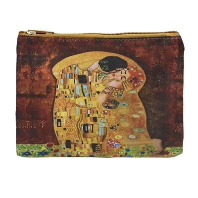 Klimt Der Kuss Druck - Mini Clutch