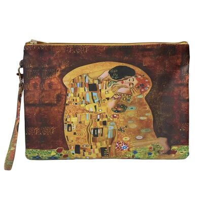 Klimt The Kiss Print - Clutch