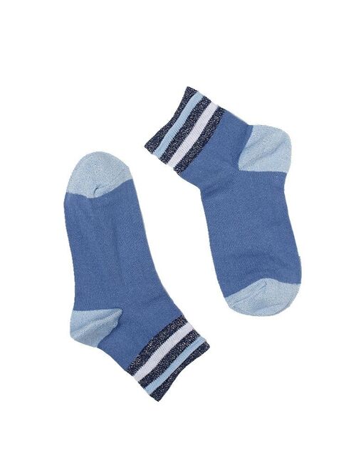 Socks Blue Stripe