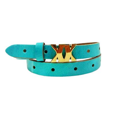 Leather Belt Gold