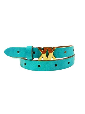 Ceinture Cuir Doré 1