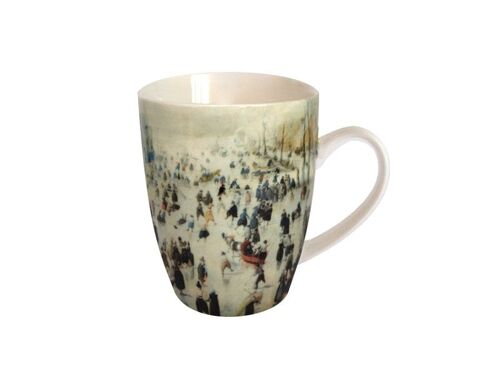 Mug, Avercamp, winter landscape