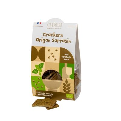 NEW! Organic Oregano Buckwheat Crackers - Bag of 110g