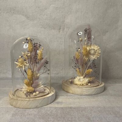 Campana di fiori secchi di Parma