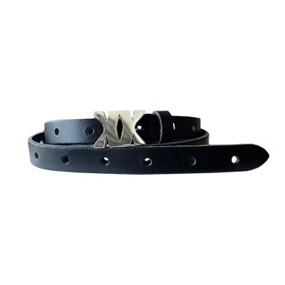 Ceinture Cuir Argent PBK