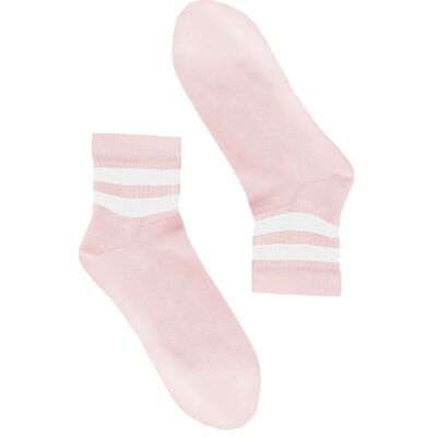 Chaussettes Rayures Blanc Sportive