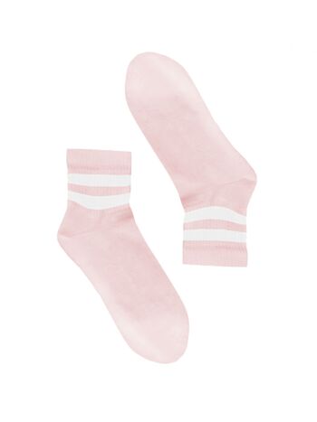 Chaussettes Rayures Blanc Sportive 1