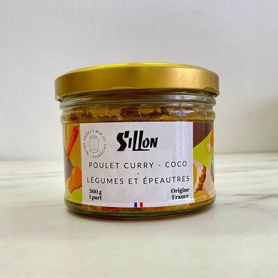 Pollo Al Curry - Verduras Y Espelta