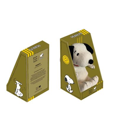 SNOOPY - Snoopy Mini en velours côtelé et boîte cadeau - 17 cm - %