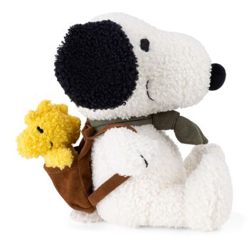 SNOOPY - Snoopy teddy avec Woodstock dans son sac à dos - 20 cm - % 1