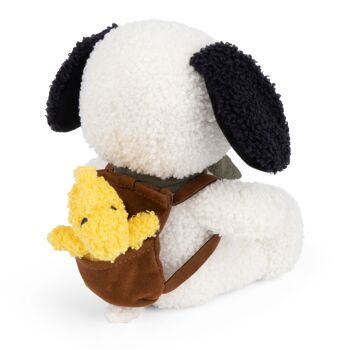 SNOOPY - Snoopy teddy avec Woodstock dans son sac à dos - 20 cm - % 3