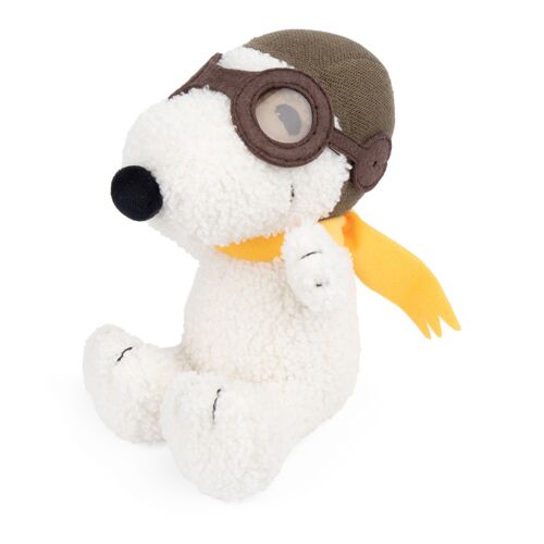 SNOOPY - Snoopy teddy assis aviateur Flying Ace - 20 cm - %