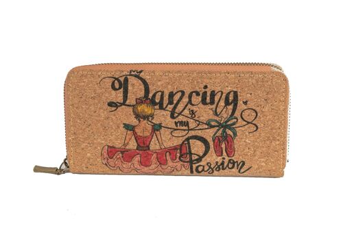 [ PG58-1 ] Cork lady wallet