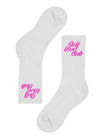 Chaussettes Roses Self Love Club Sportive 1