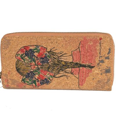 [ PG58-2 ] Cork lady wallet