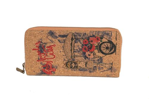 [ PG58-3 ] Cork lady wallet