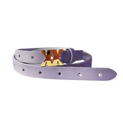 Leather Belt Shine Gold PBK