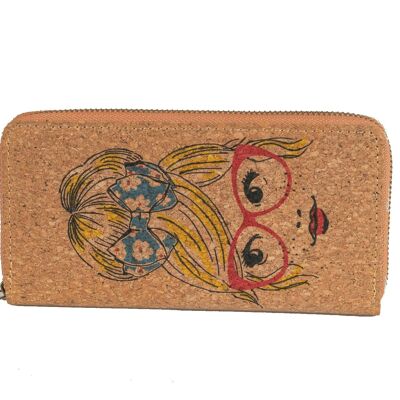 [ PG58-4 ] Cork lady wallet