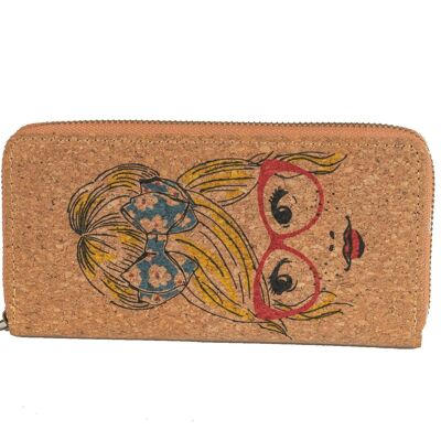 [ PG58-4 ] Cork lady wallet