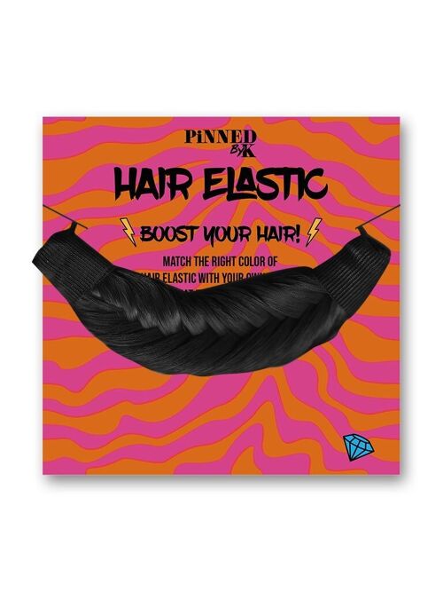 Hair Elastic Weaved - Dark Chocolate