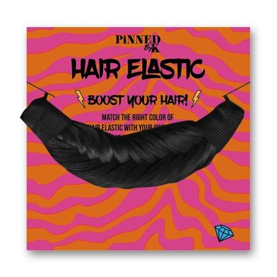 Hair Elastic Weaved - Dark Chocolate
