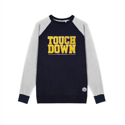 Navy French Disorder Clyde Touchdown sweaters for men