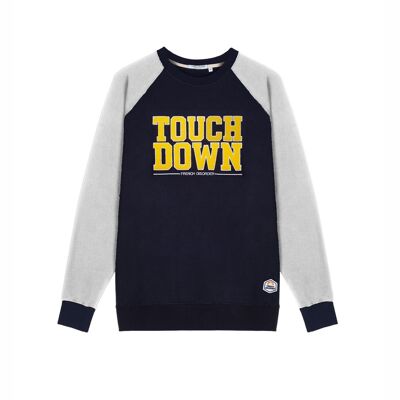 Navy French Disorder Clyde Touchdown Pullover für Herren