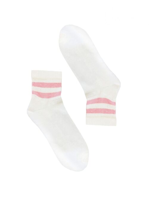 Socks Stripes Light Pink Sportive
