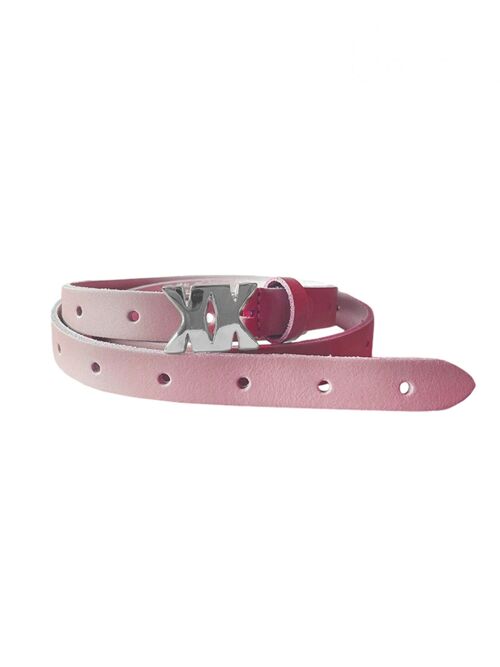 Leather Belt Shine Silver PBK