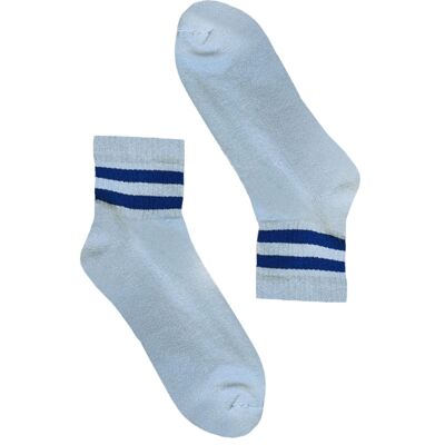 Socken Streifen Blau Sportlich