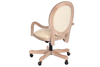 CHAISE POLYESTER HEVEA / HÉVÉA 63X66X90 ROUES MB211201 8