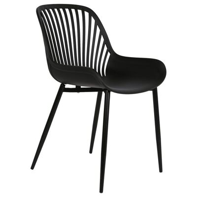 METAL PP CHAIR 57.5X50.5X81 BLACK MB211969