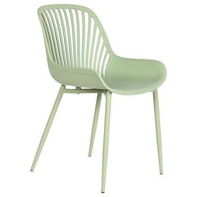 METAL PP CHAIR 57.5X50.5X81 MINT GREEN MB211967