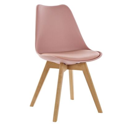 CHAISE PP HETRE 48X55X82 ROSE MB211003