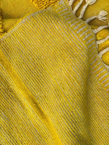 tapis berbere beni ouarain jaune leslosanges 4