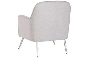 FAUTEUIL POLYESTER 71X68X81 GRIS MB210586 7