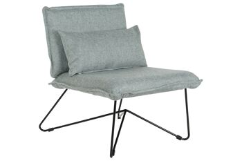 FAUTEUIL METAL POLYESTER 66X78X75 AVEC COUSSIN MB209905 5