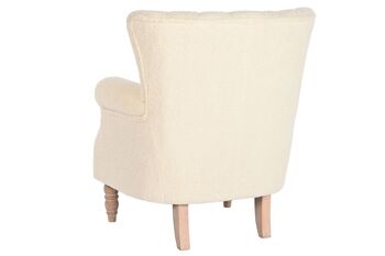 FAUTEUIL POLYESTER HÉVÉA 73X65X87 MOUTON MB211199 7