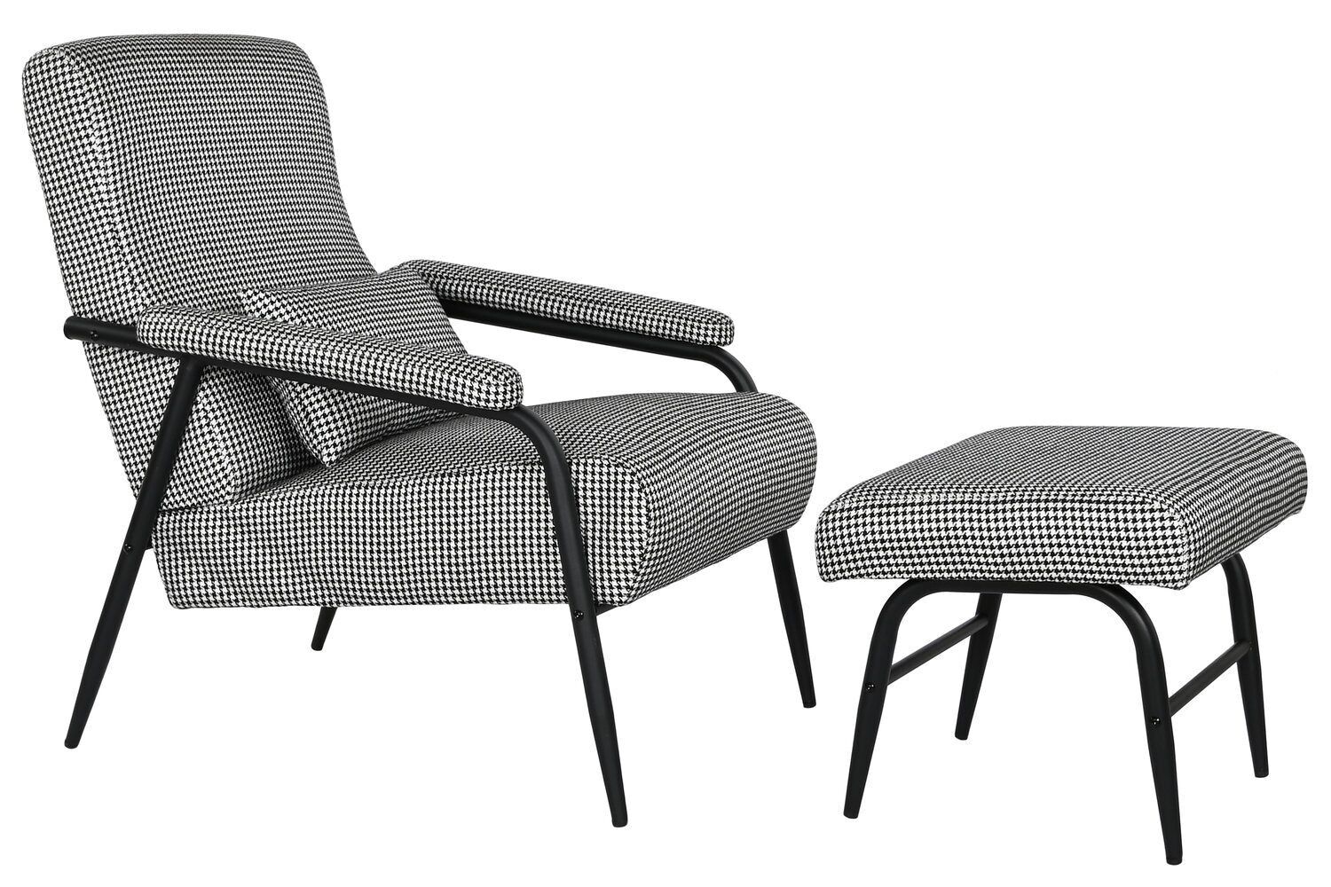 POLTRONA SET 2 POLIESTERE METALLO 72X91,5X91,5 BIANCO MB208791