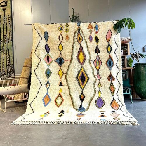tapis berbere beni ouarain moderne marocain