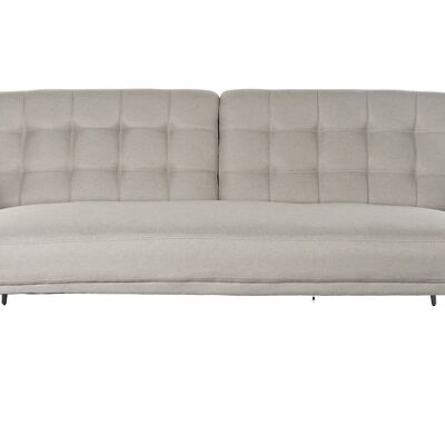 SOFA BED EUCALYPTUS METAL 203X87X81 BEIGE MB193426