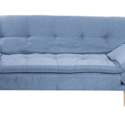 SOFA BED POLYESTER WOOD 180X85X83 SKY BLUE MB207867