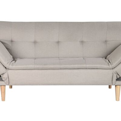 SOFA BED POLYESTER WOOD 180X85X83 BEIGE MB207866
