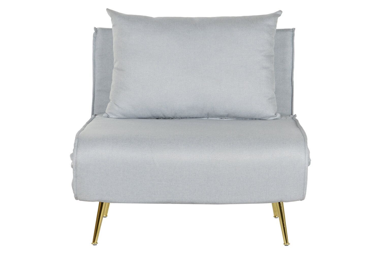 DIVANO LETTO IN METALLO POLIESTERE 90X80X84 BLU CIELO MB211265