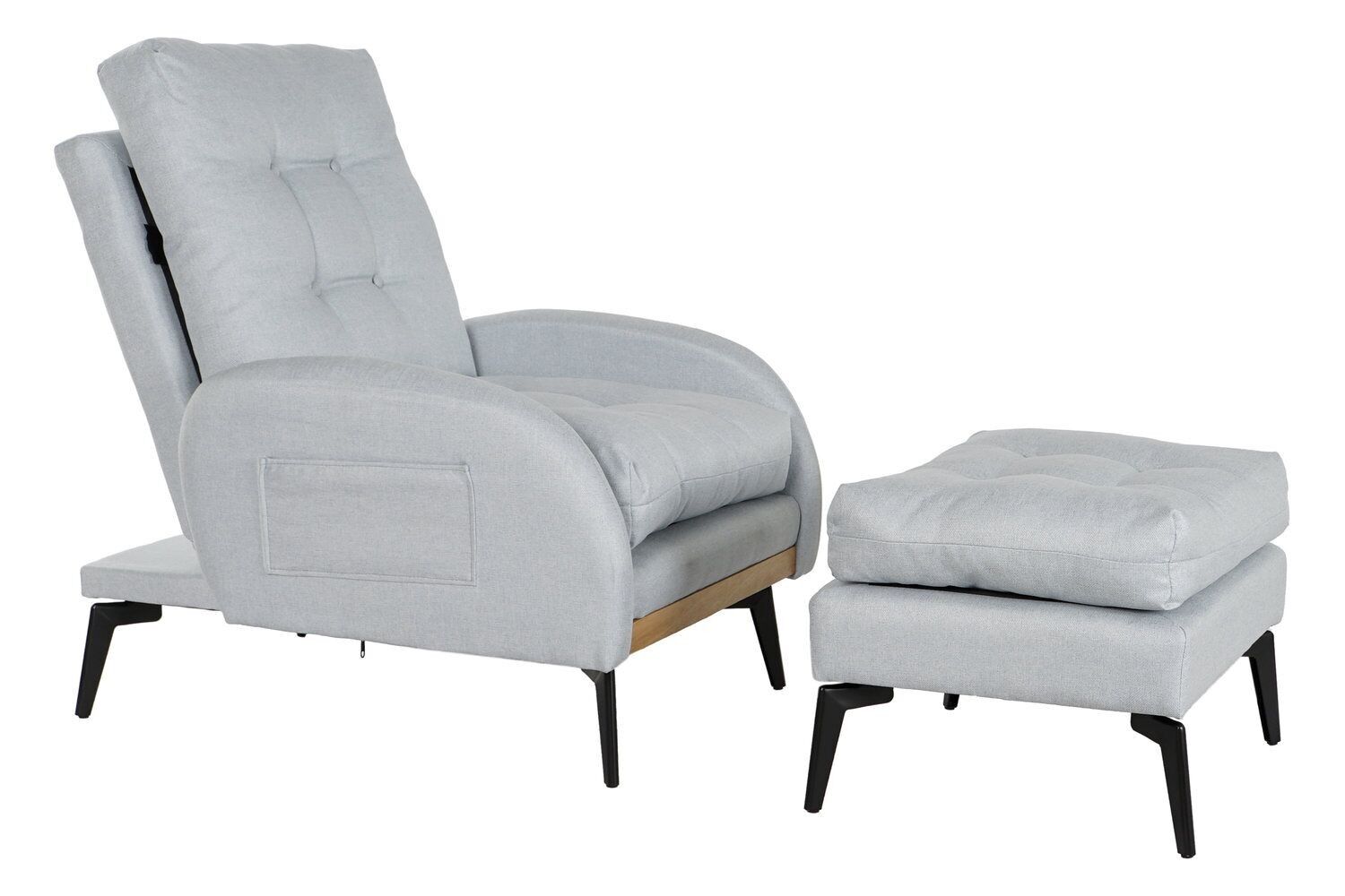 SET DIVANO LETTO 2 POLIESTERE 74X85X90 RECLINABILE MB211266